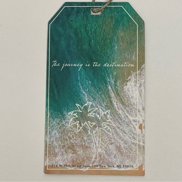 True Destinations Pants Wide Loose Leg w/ Split Blue & Gold Women’s Size Medium - Picture 15 of 16